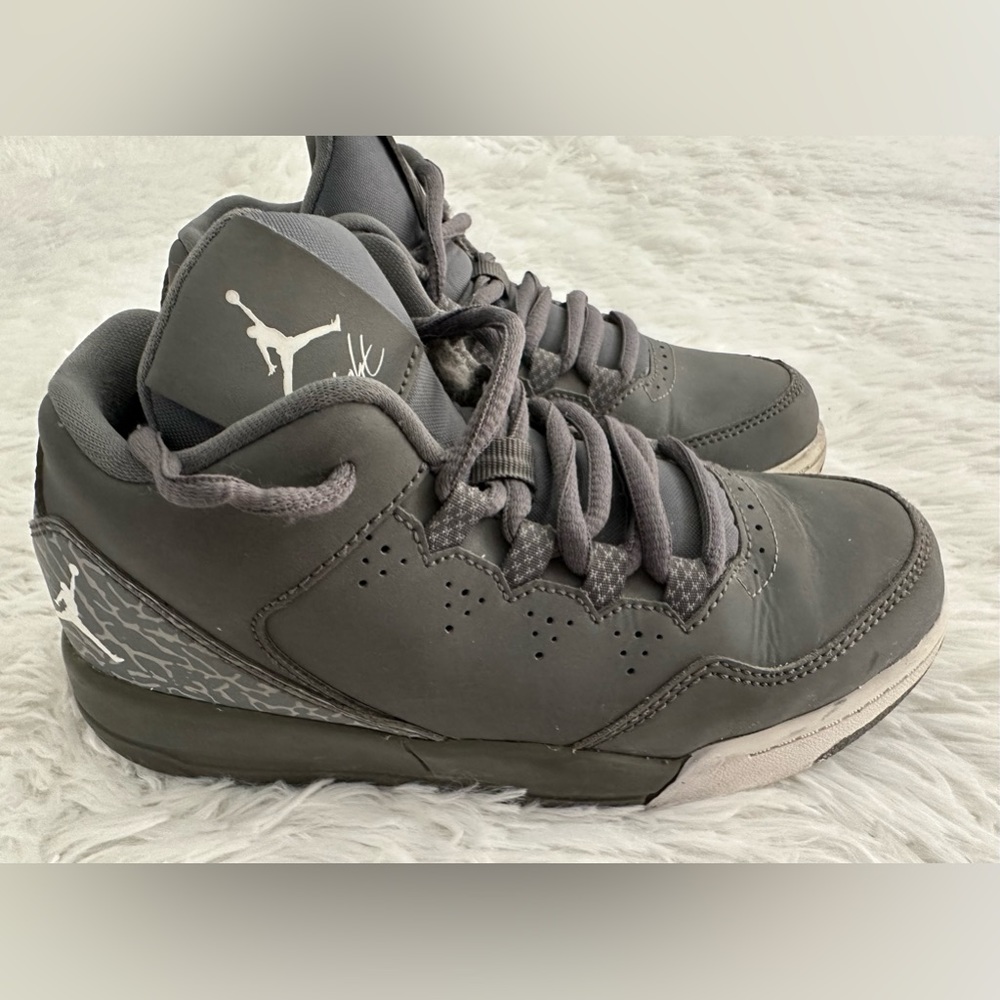 Nike Air Jordan Flight Origin 2 BP‎ (705161-003) Wolf Gray Shoes Youth Size 13C